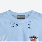Sicbug‑series Embroidered Patch Track Print T-shirt